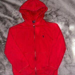Kids Polo Ralph Lauren zip up hoodie size 8